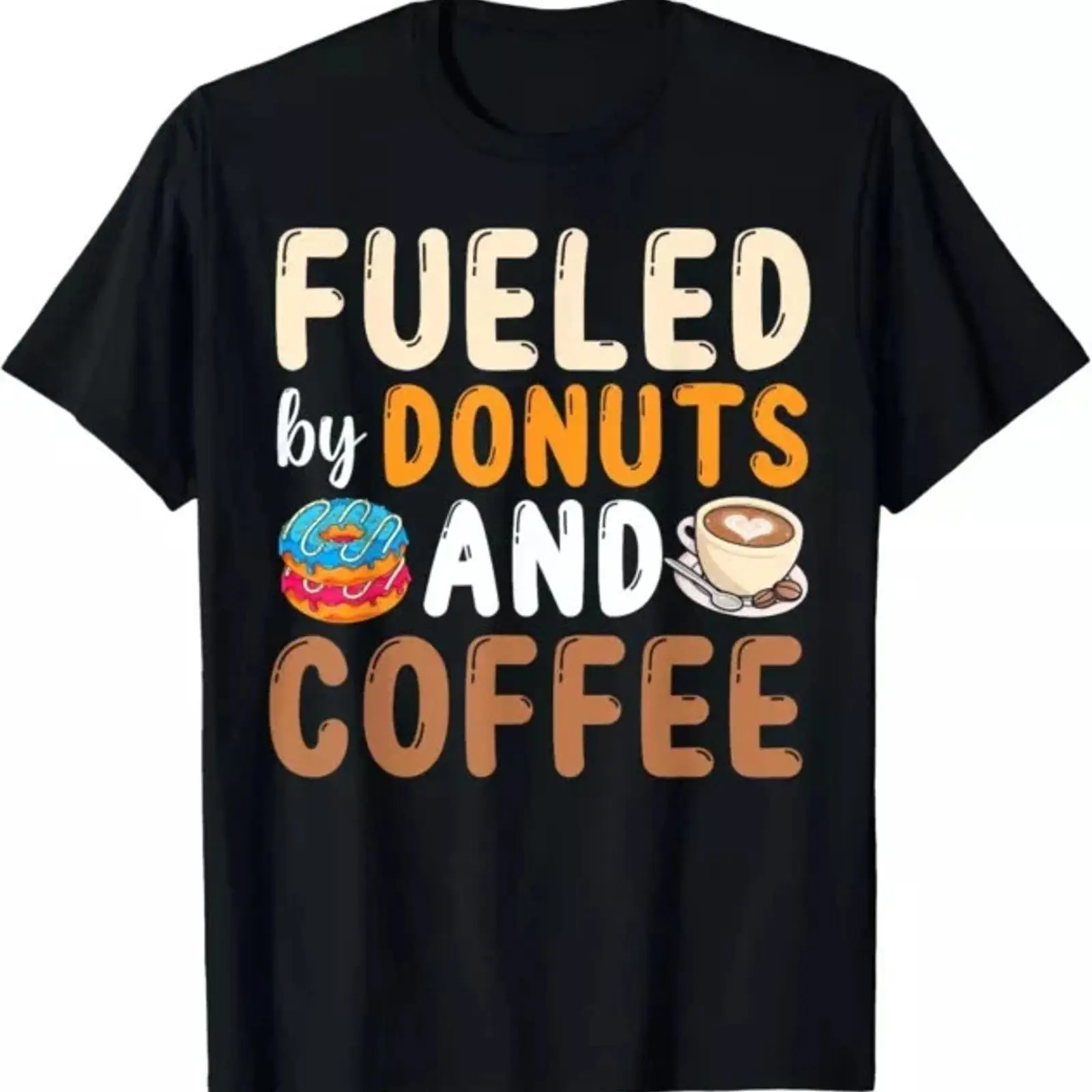 Food E Snacks - Camiseta Donuts Coffee Lover Sweets Food