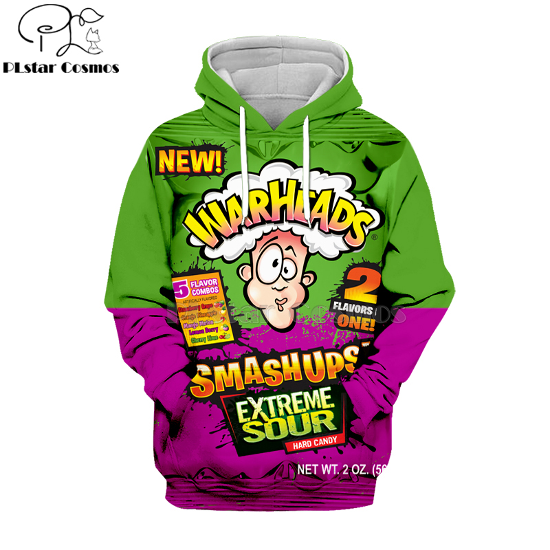 Food Snacks Brands - Sudadera con capucha 3D para hombre
