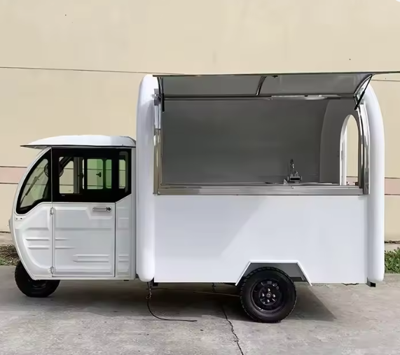 Fast Food With Snacks - Remolque de Comida Móvil de Acero