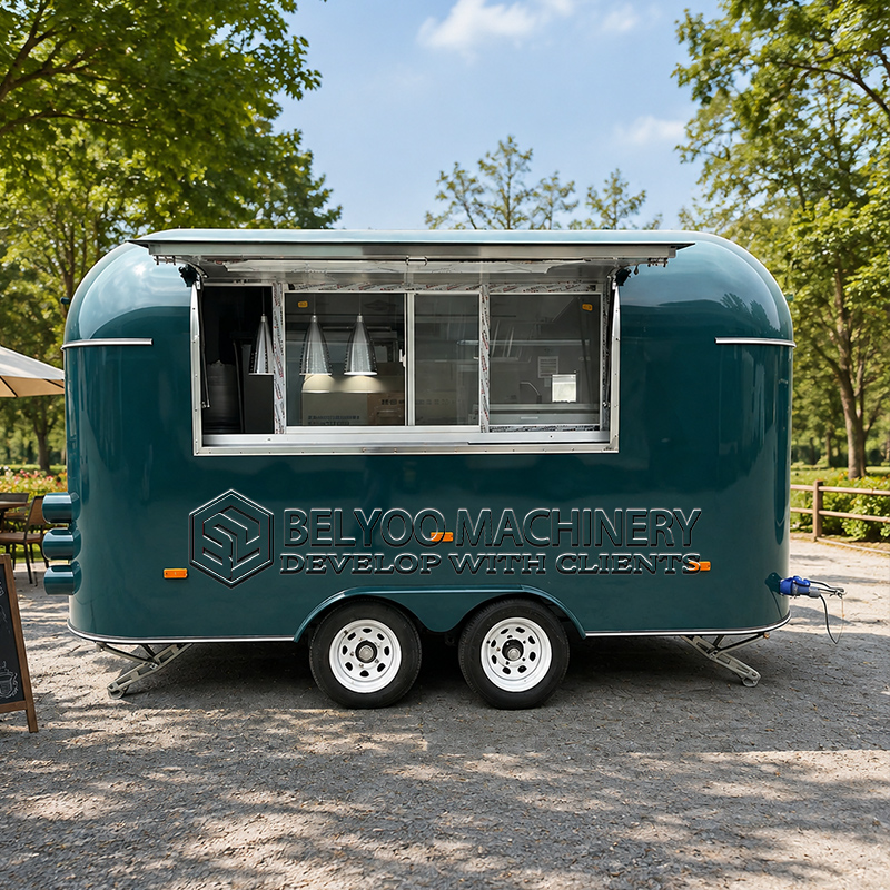 Street Food Snacks - Remolque de Comida Comercial Belyoo, Cocina