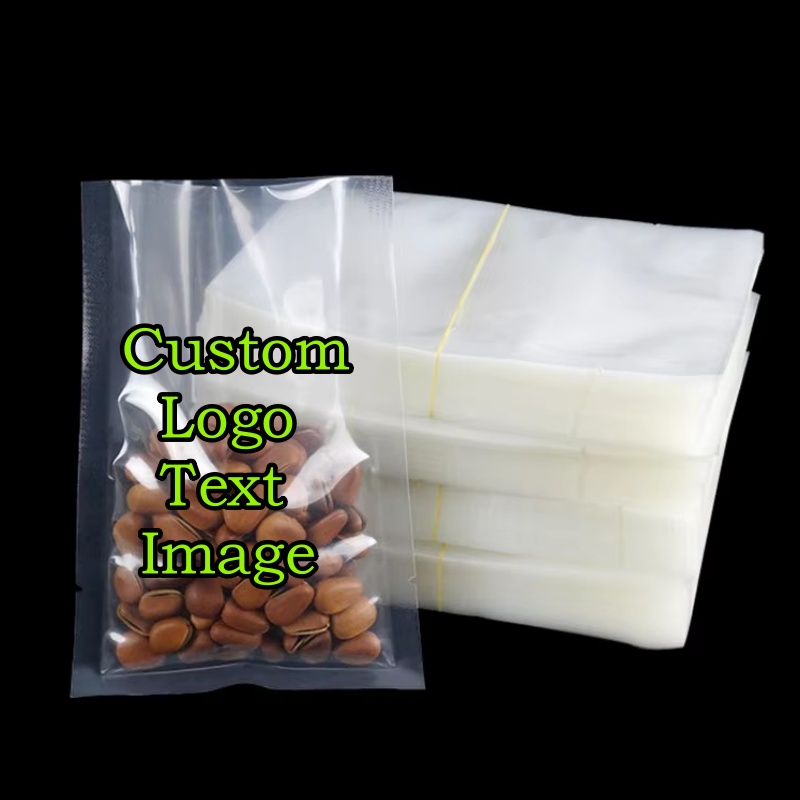 Food Snacks Brands - 100 Bolsas de Plástico Transparente al