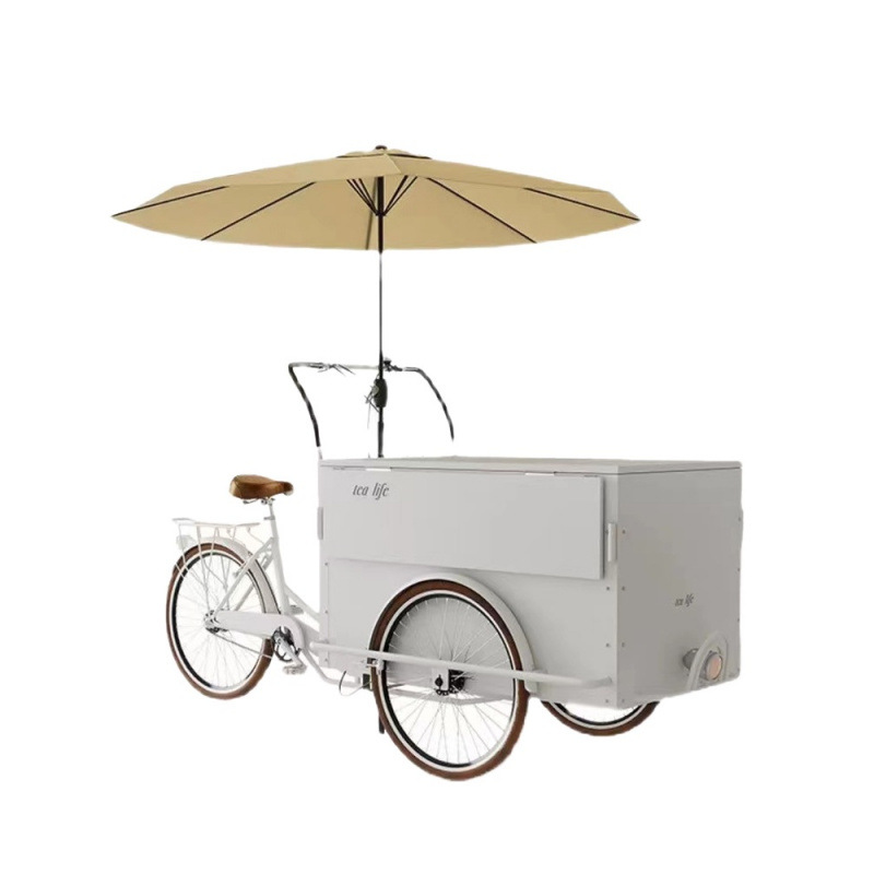 Food Snacks Brands - Carro de tres ruedas multifuncional para