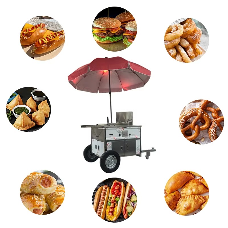 Carrito de Comida Móvil Compac - Street Food Snacks reseña y precio