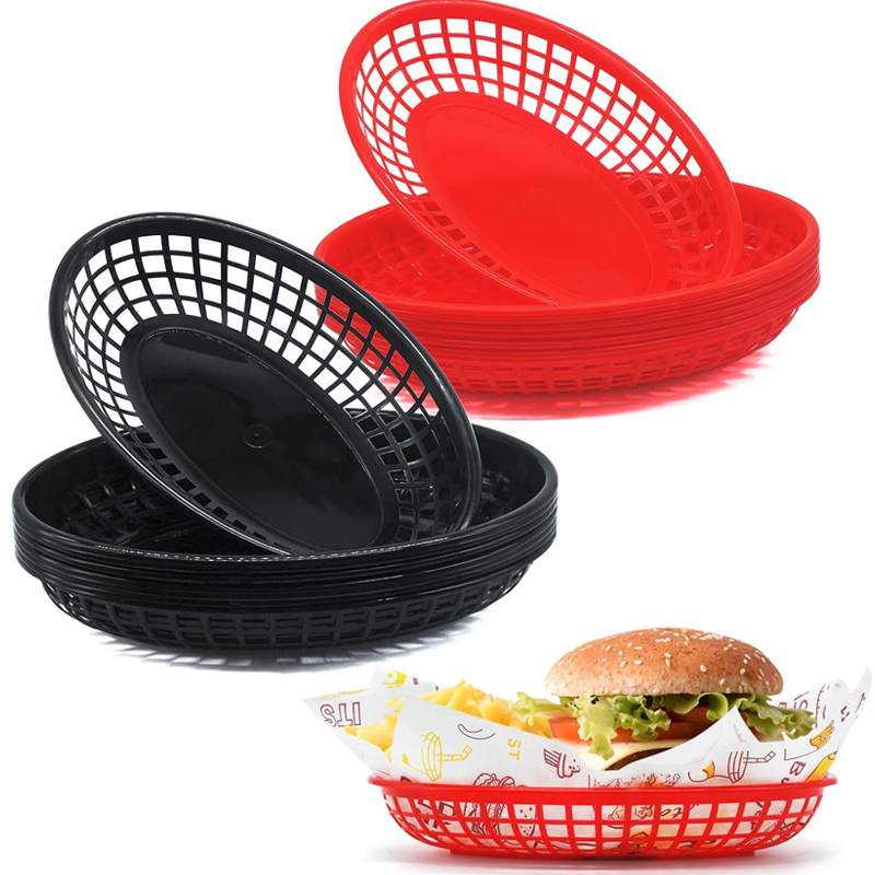 Cesta de plástico para comida  - Fast Food With Snacks reseña y precio