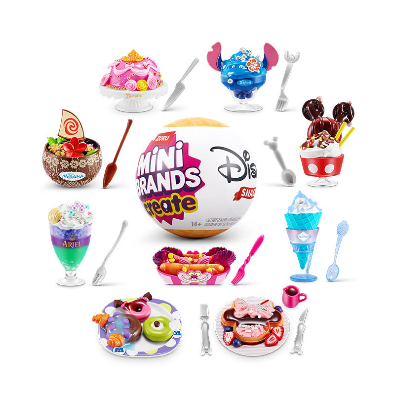 Zuru Mini Brands Create Disney - Food Snacks Brands reseña y precio