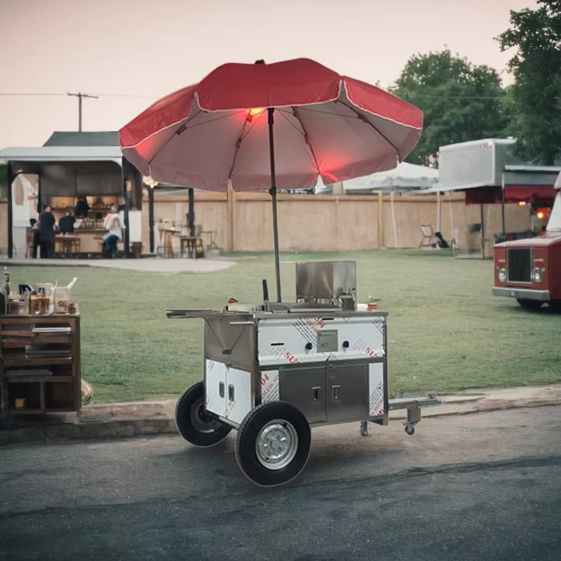 Carrito de Comida Móvil Remolc - Street Food Snacks reseña y precio