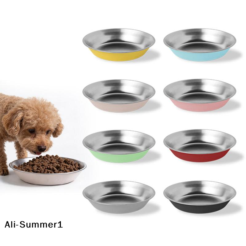 【E】Platos para gatos de acero  - Food E Snacks reseña y precio