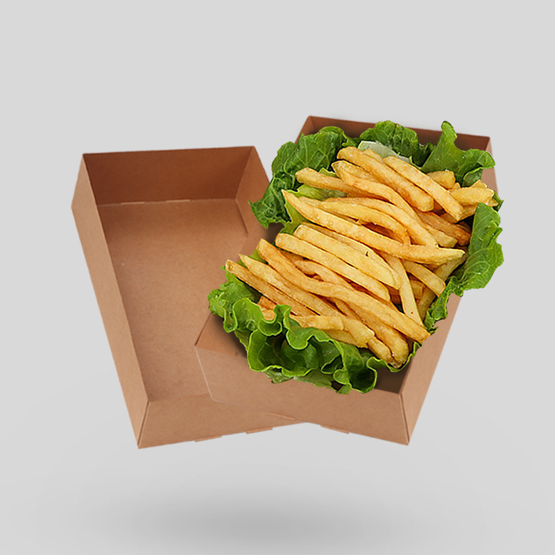 Bandejas de papel Kraft para c - Fast Food With Snacks reseña y precio