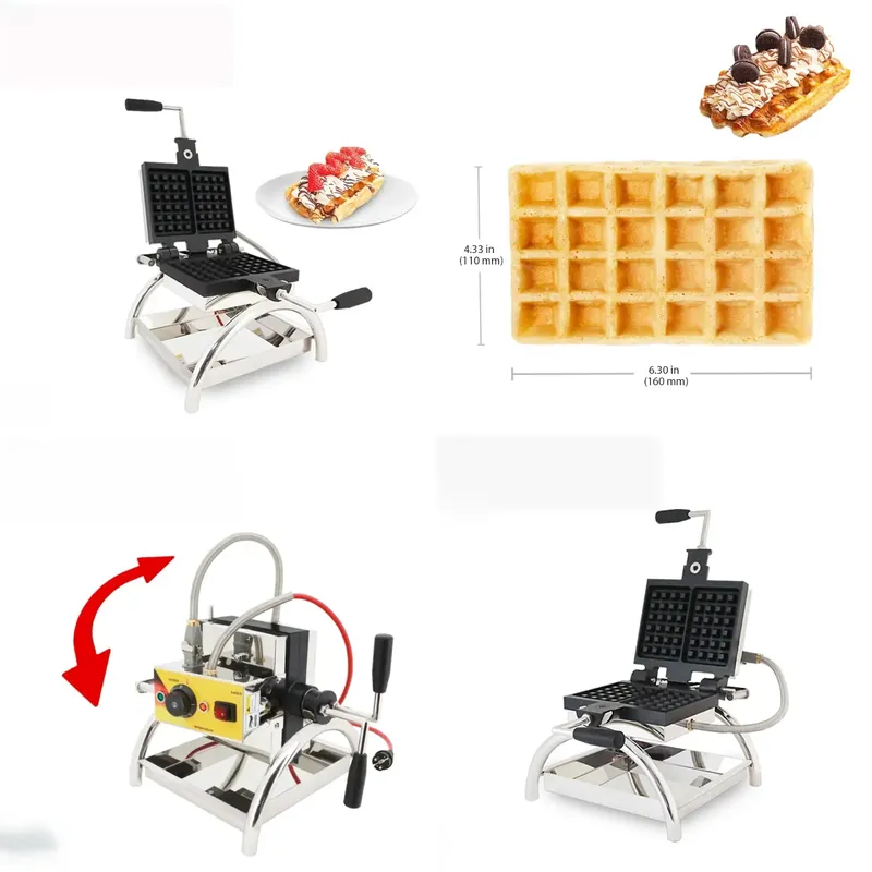 Máquina para Hacer Waffles de  - Food E Snacks reseña y precio