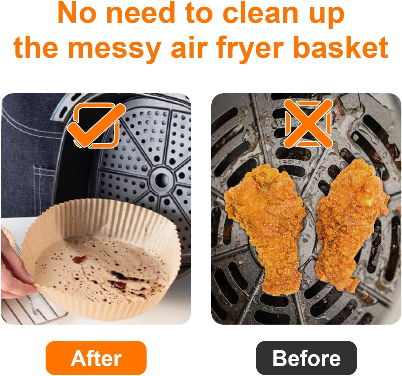 Papel para hornear para freido - Ninja Air Fryer Af101 reseña y precio